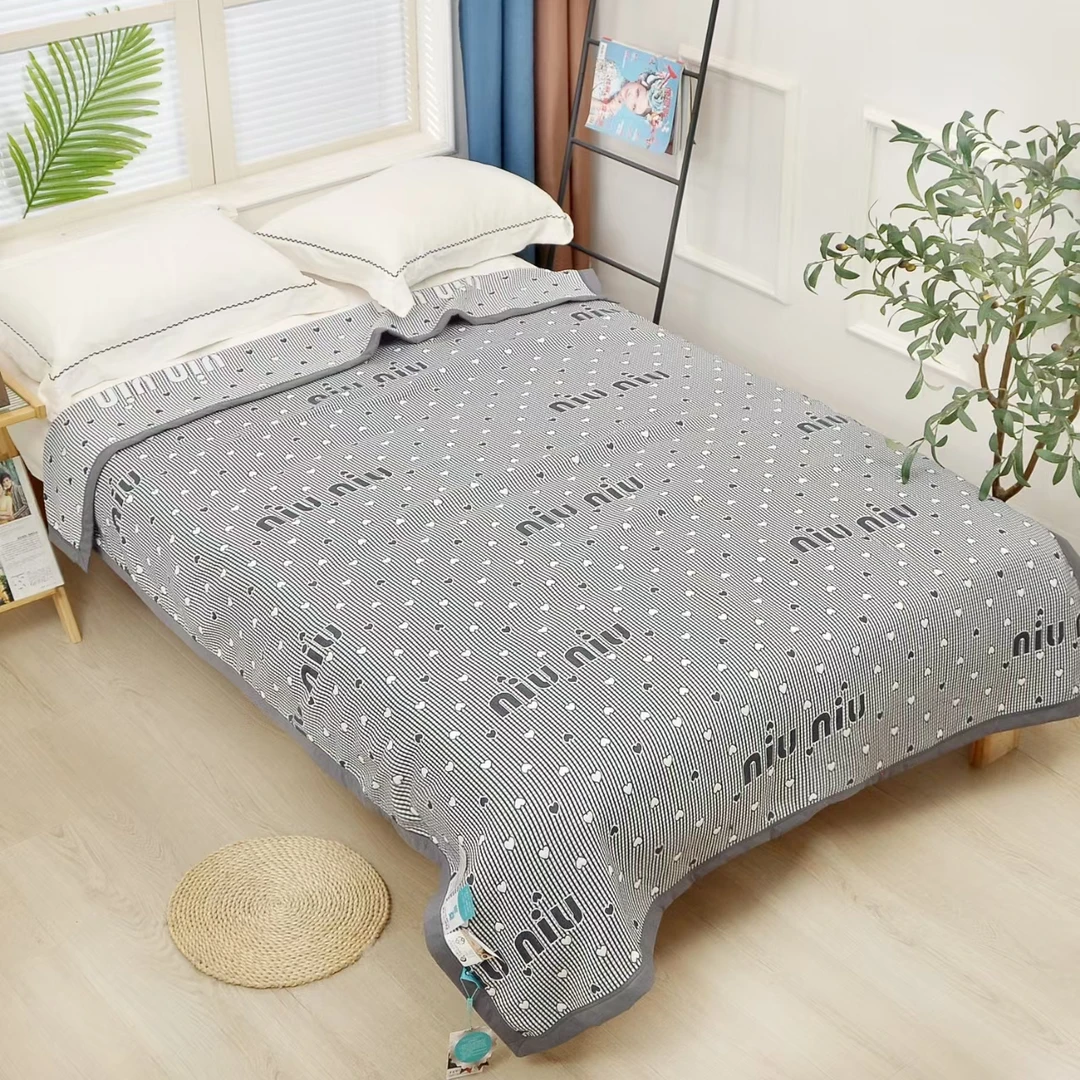 【Y床盖-春恋】150*200CM可铺可盖多层亲肤通用床盖