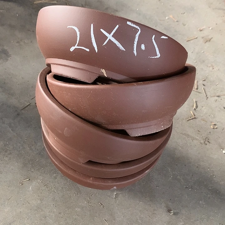 紫砂花盆紫砂处理21口径