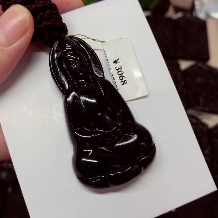 天然a货钢琴黑挂件