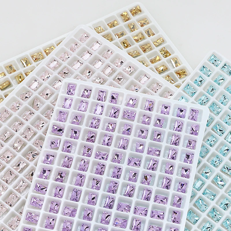 【12*13歪心B】 美甲尖底钻饰品超闪高品歪心异形钻