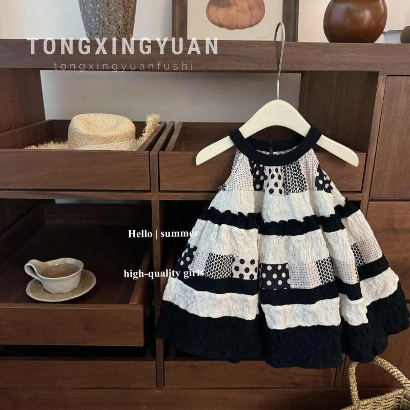 夏季女童连衣裙小童宝宝森系时髦衣服女孩夏季儿童服装洋气儿童