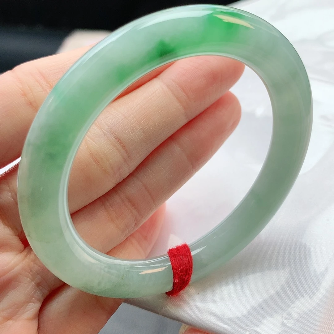 未镶嵌手镯翡翠53圆条881162