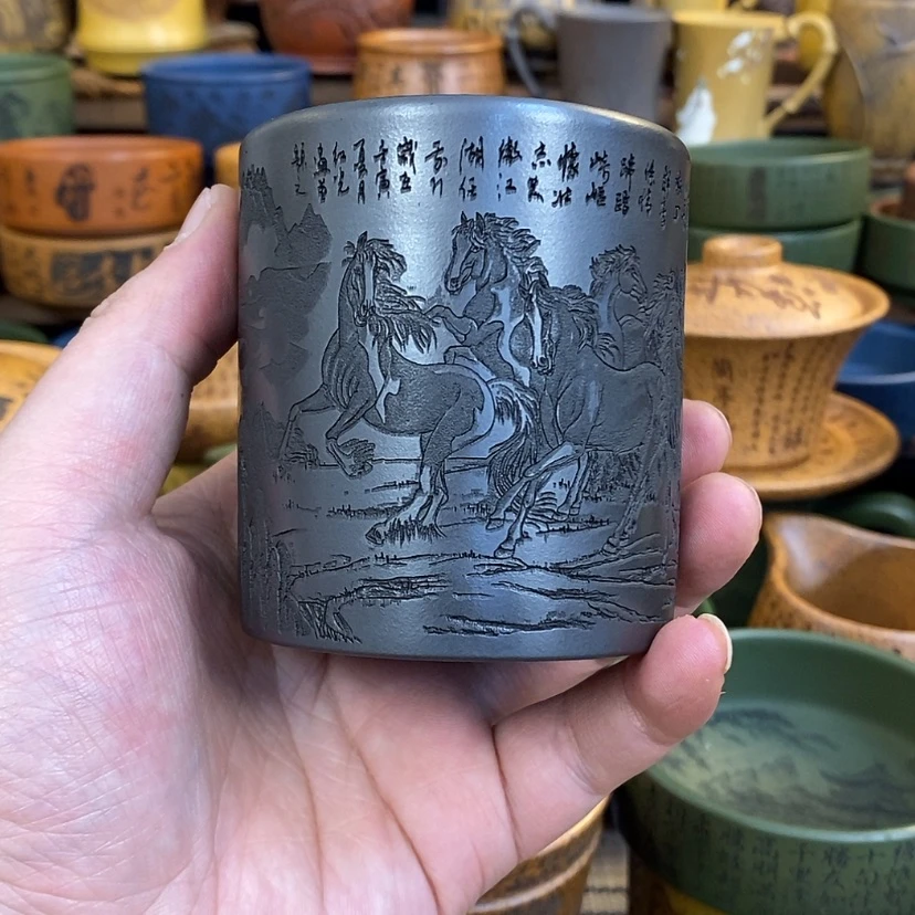 【闪购商品】紫砂杯子宜兴全手工紫砂杯