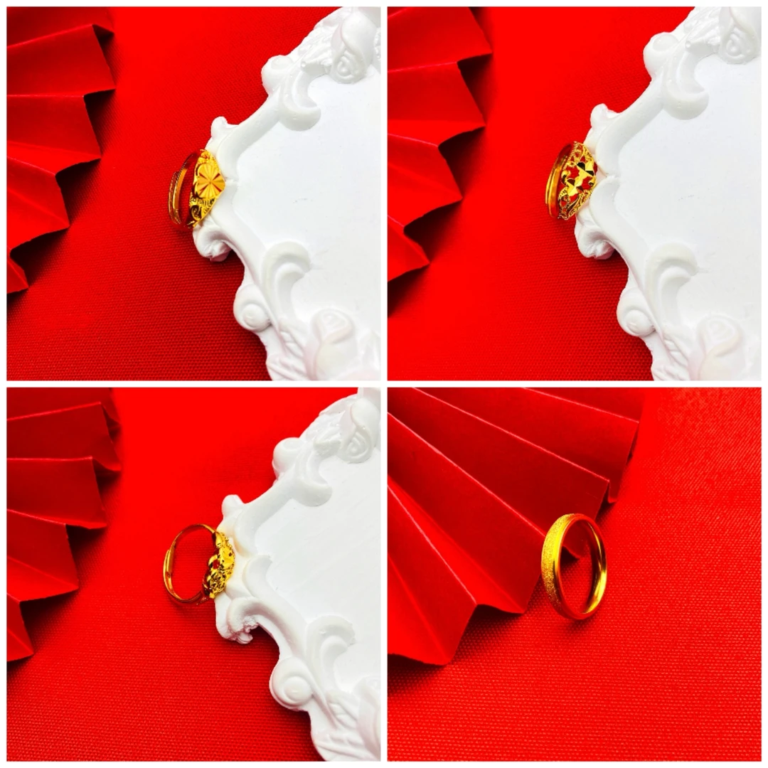 铜合金戒指 【精美戒指】气质百搭手工精致简约时尚戒指