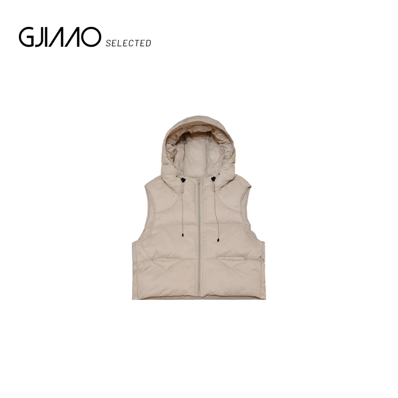 25-7 戴帽羽绒马甲