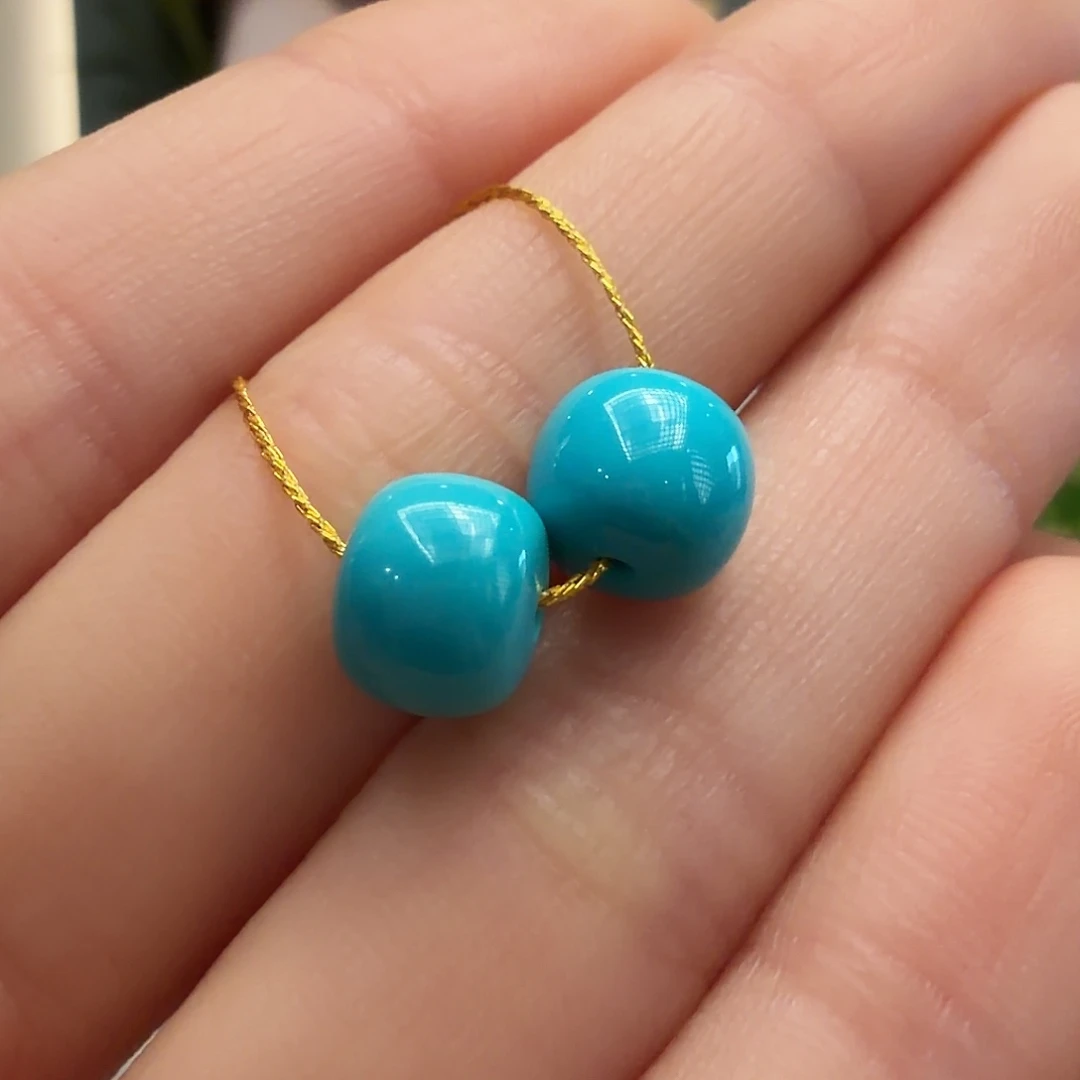 绿松石未镶嵌颈饰