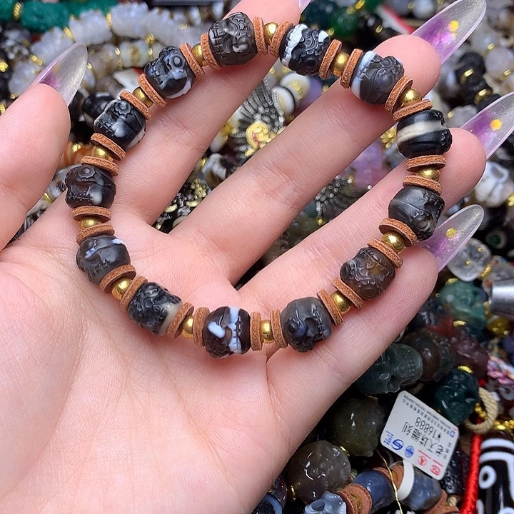 玛瑙/玉髓未镶嵌手链