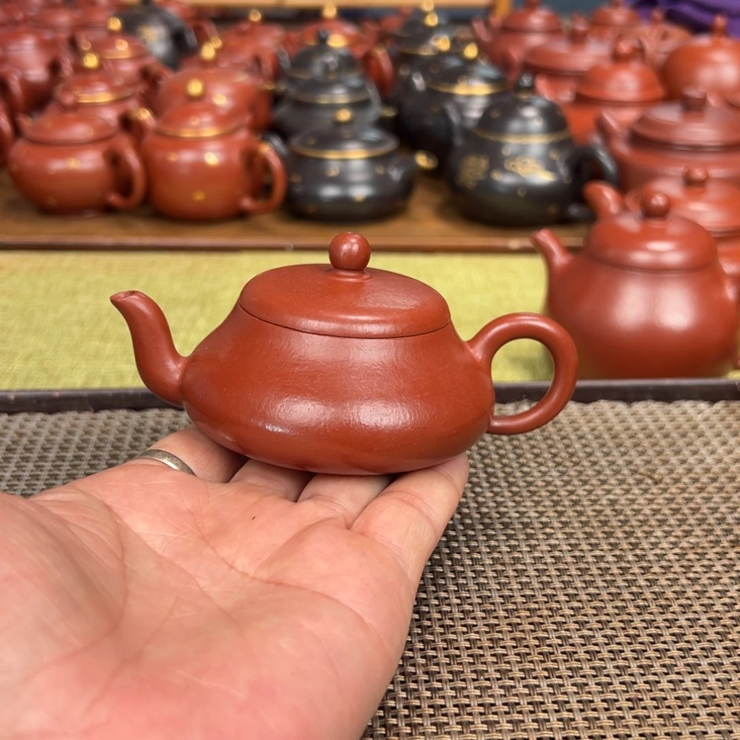 茶壶紫砂微瑕90 cc朱泥56776557865