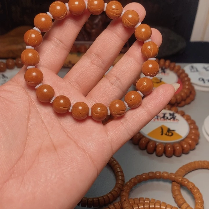 桃核吊坠固****饰桃核手串