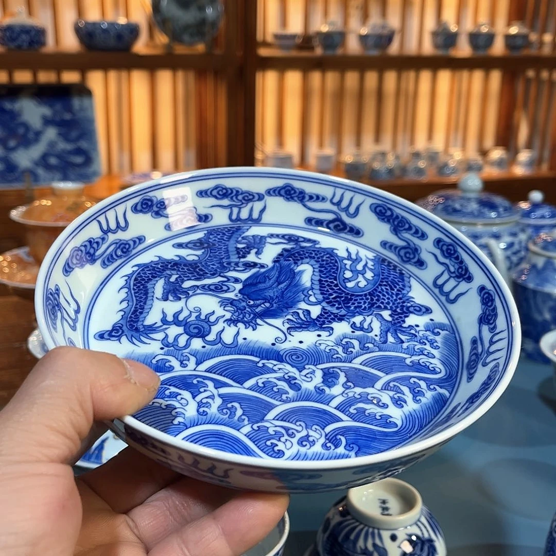 錡镇堂手工手绘壶承