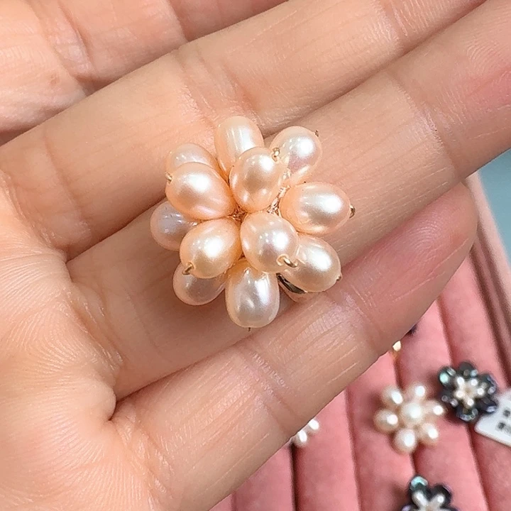 戒指未镶嵌淡水珍珠