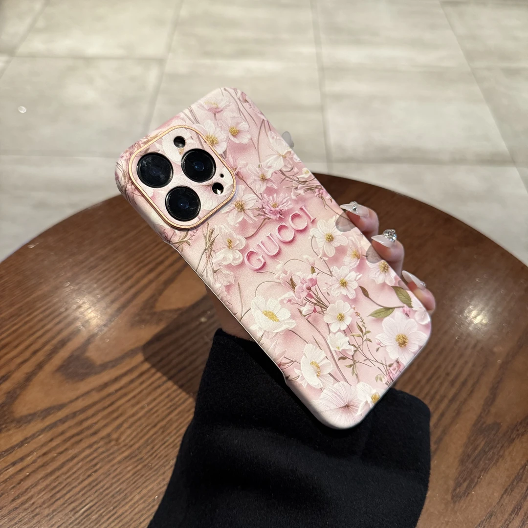 半包古驰iPhone16promax手机壳女款15苹果14pm小众适用13/12ins11