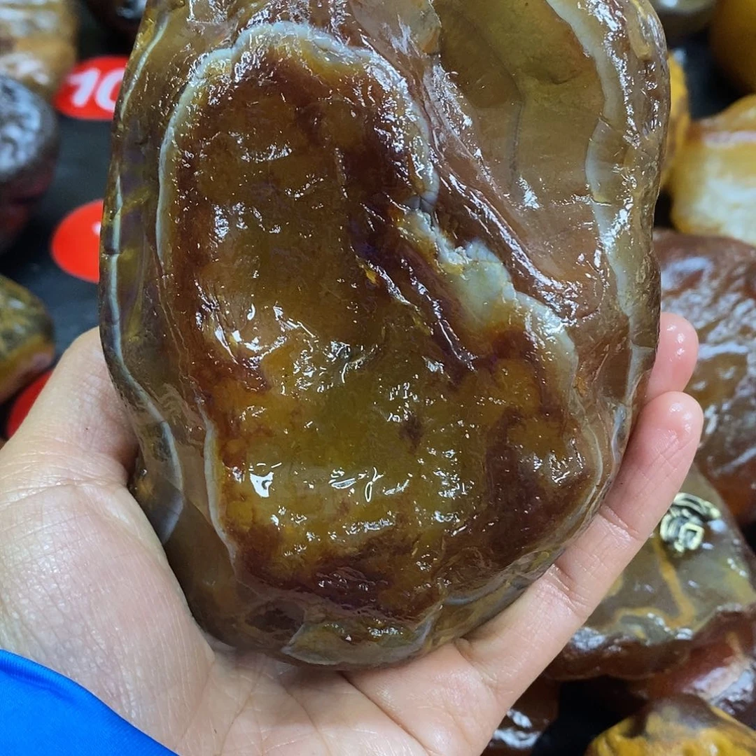 玛瑙/玉髓未镶嵌手把件