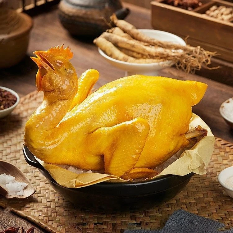 【买一送一 两只】广东客家古法香嫩盐焗鸡走地鸡整只真空冷冻锁鲜Z