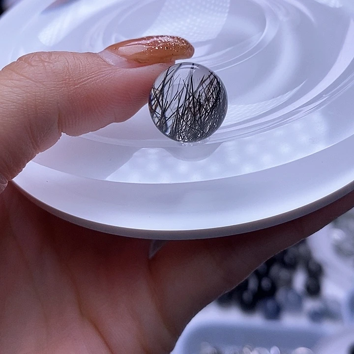 水晶天然水晶定制打孔不退不换未镶嵌