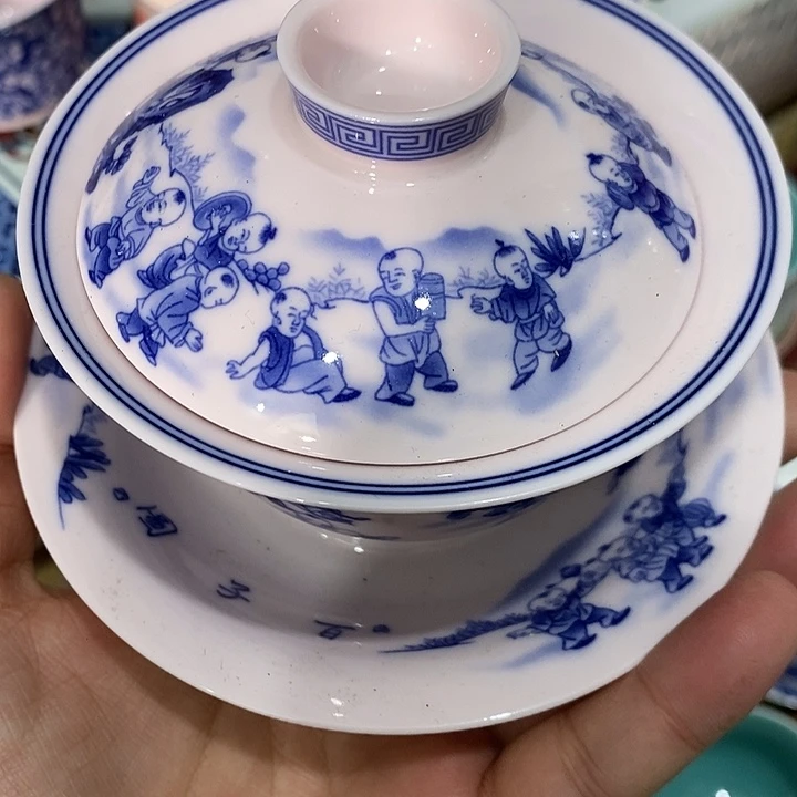 陶摆件景德镇陶瓷主人杯13344