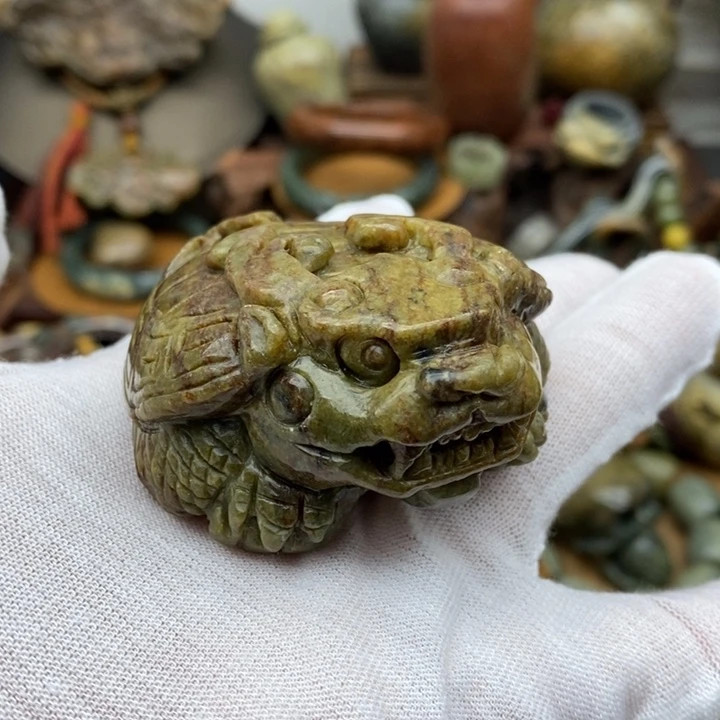 岫岩河磨玉（透闪石质玉）未镶嵌挂件