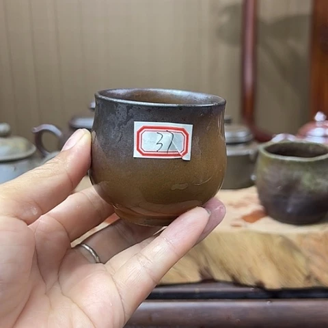 戬谷龙窑柴烧茶杯37