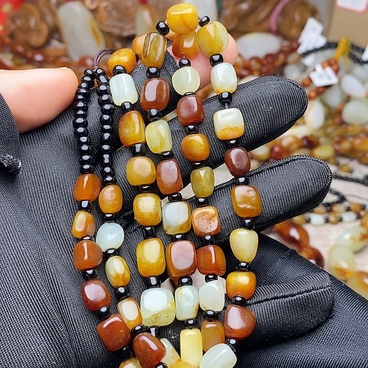 和田玉未镶嵌手链