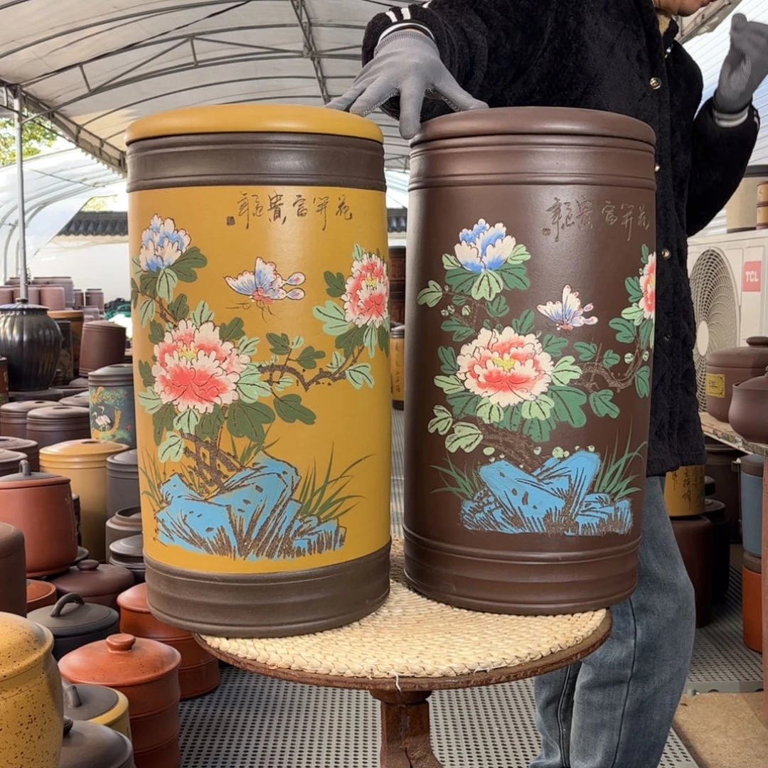 紫砂茶叶罐20 饼茶叶罐
