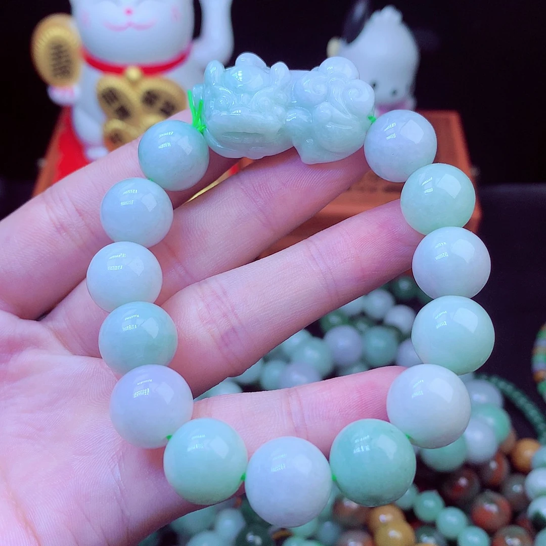 翡翠未镶嵌毛衣链