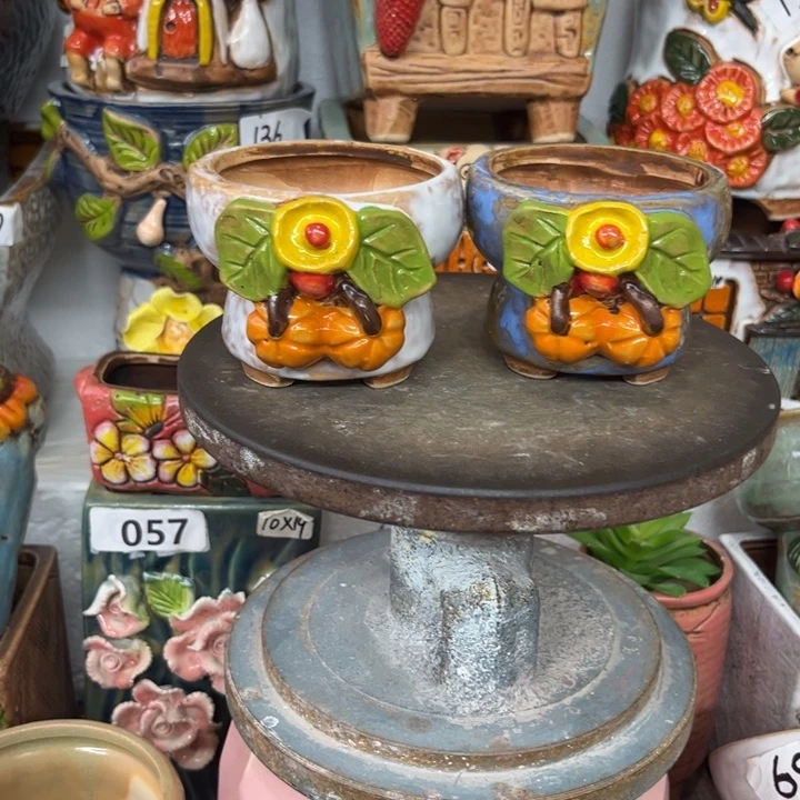 紫砂花盆粗陶材质多肉花盆