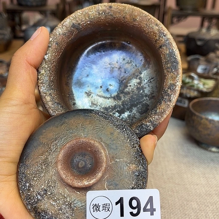 裸柴烧陶瓷手工茶器