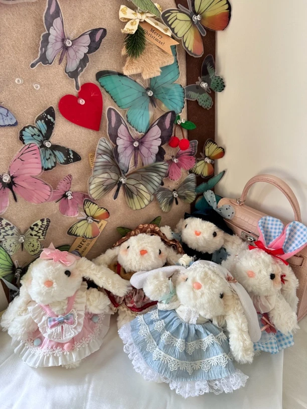 富婆拆-拍一拆五垂耳兔定制款包挂车挂钥匙扣礼品可爱潮流ins