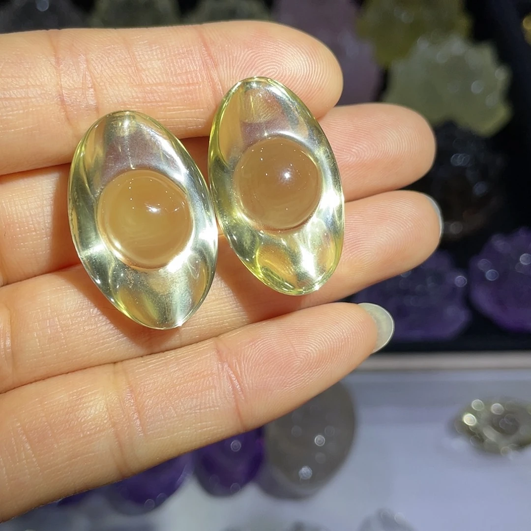 水晶珠宝半成品未镶嵌发一个