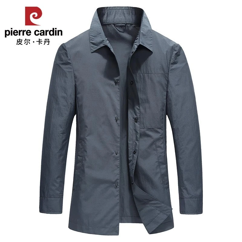 皮尔卡丹夹克男2025夏季新品风衣高级感休闲轻薄外套单层茄克男装