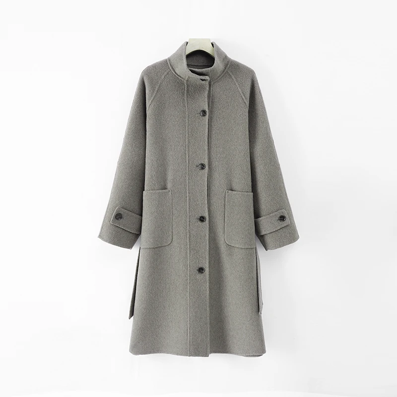 时尚百搭毛呢外套WH-099