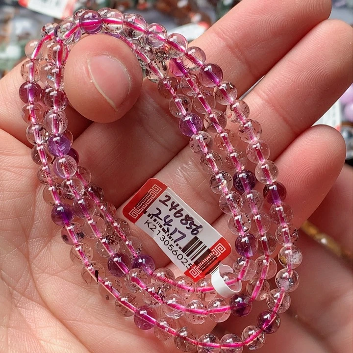 水晶手串未镶嵌天然