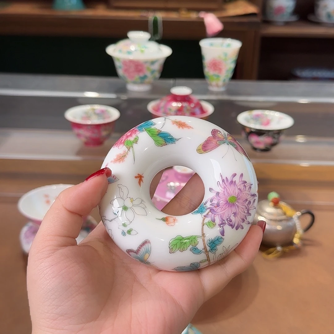 珐琅彩主人杯茶具套装