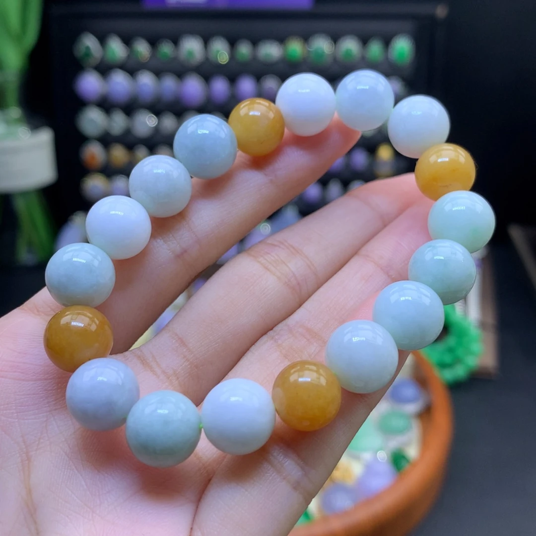 翡翠未镶嵌颈饰天然