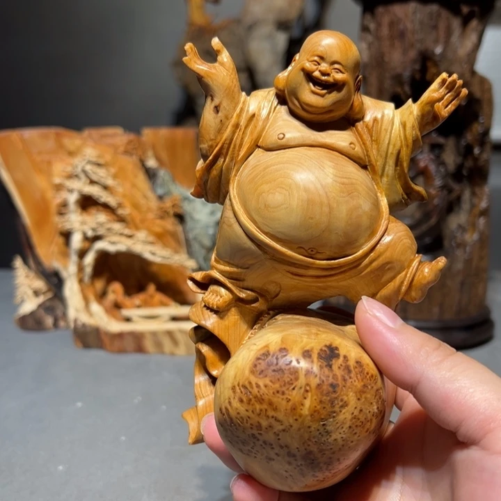 d***9柏木（崖柏）米勒摆件作品
