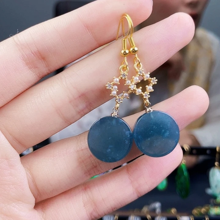 翡翠耳饰未镶嵌饰品