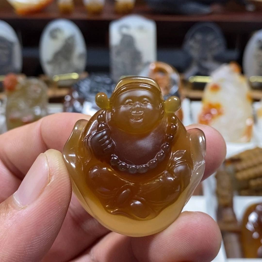 几***一玛瑙/玉髓未镶嵌颈饰