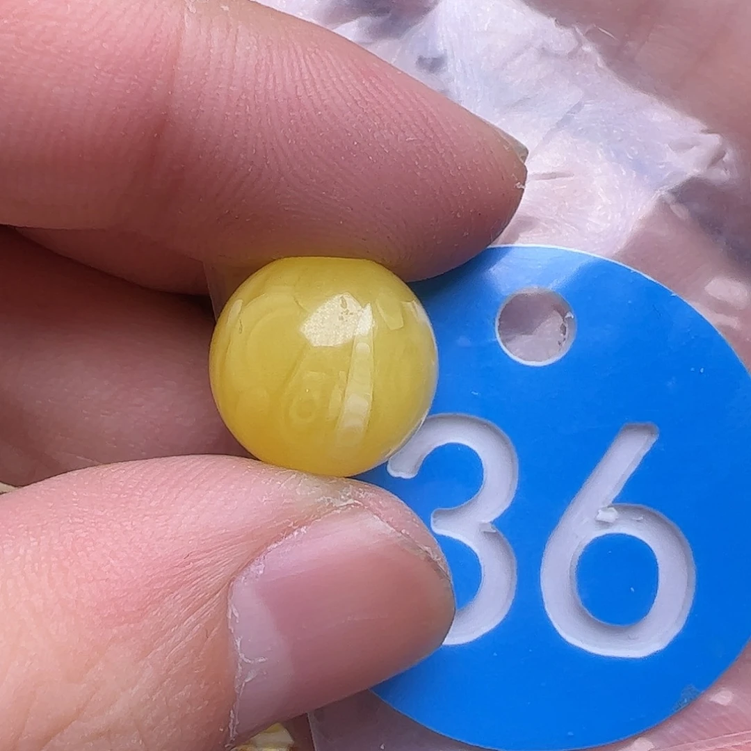 蜜蜡未镶嵌珠宝奇石14.2mm