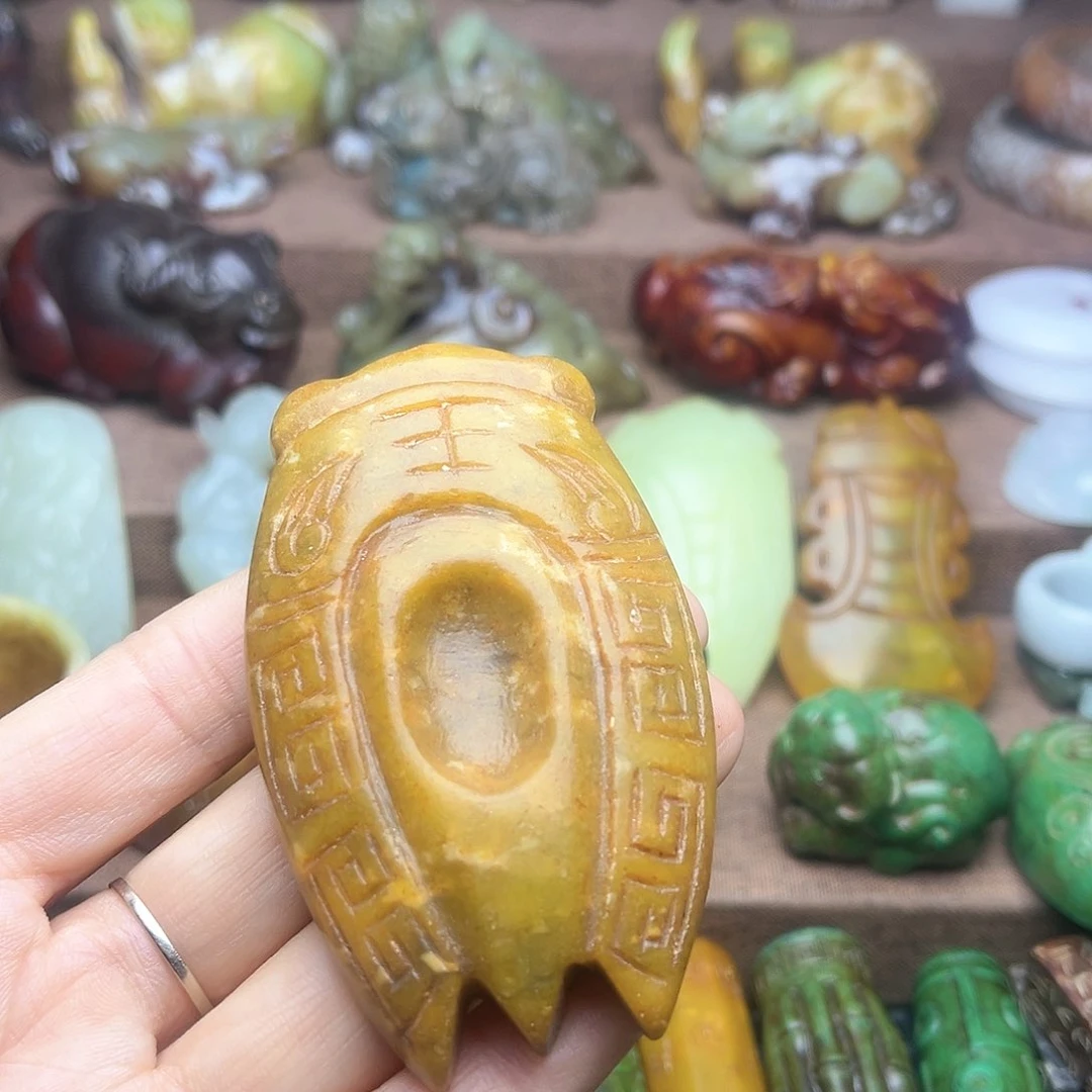 白玉菩提吊坠53。。