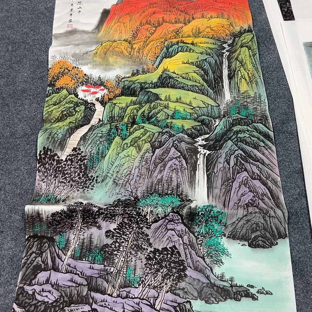 国画XD精品作品手绘单幅任发
