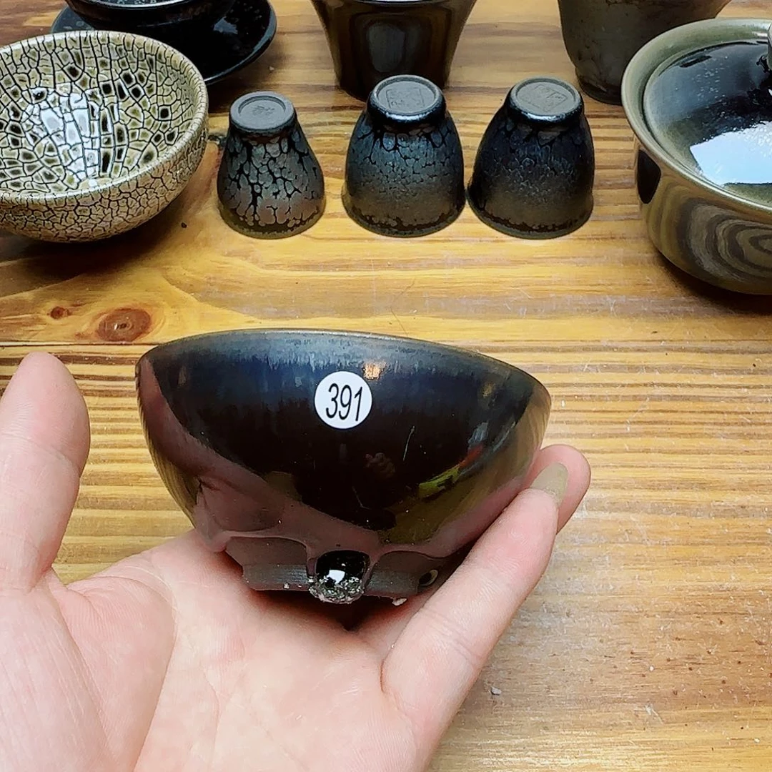 茶盏建窑建盏茶器微瑕