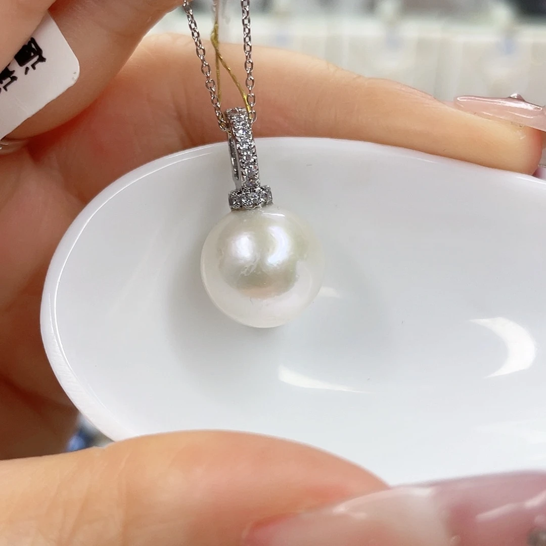 淡水珍珠未镶嵌吊坠(赠链)