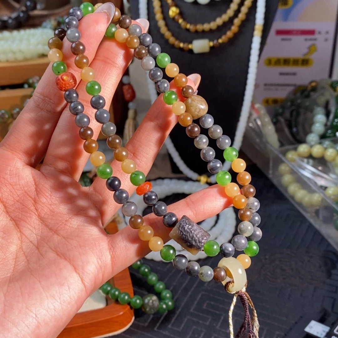 和田玉未镶嵌手链