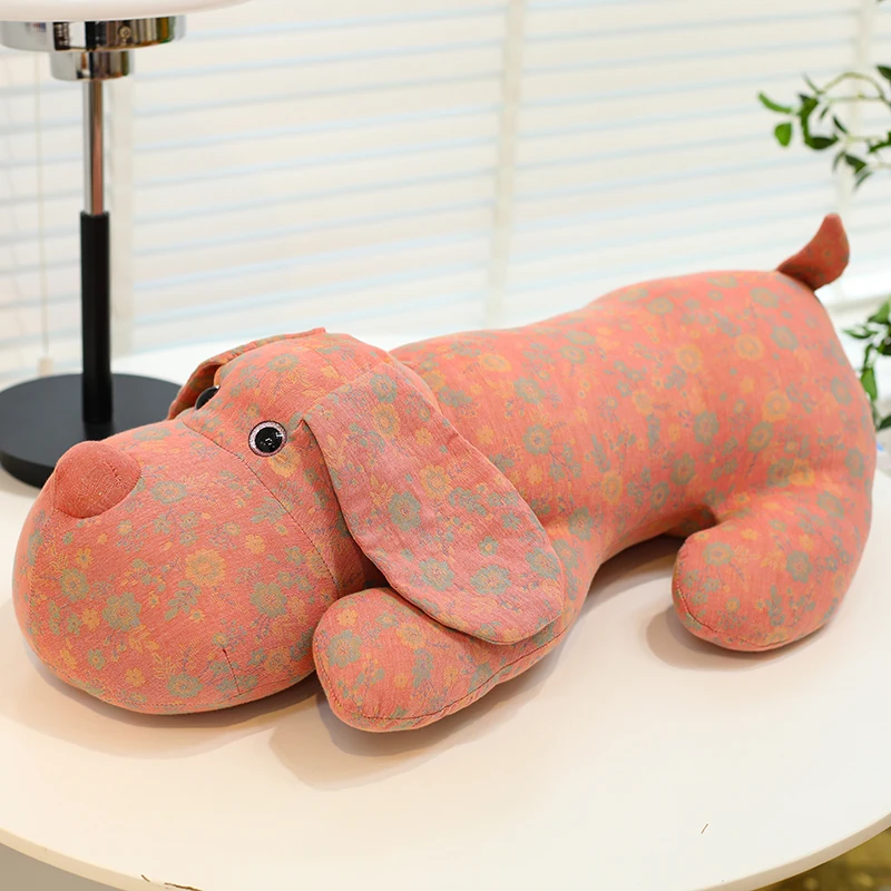 樱花物语花布狗狗趴趴抱枕靠枕靠垫陪睡礼物【65CM】