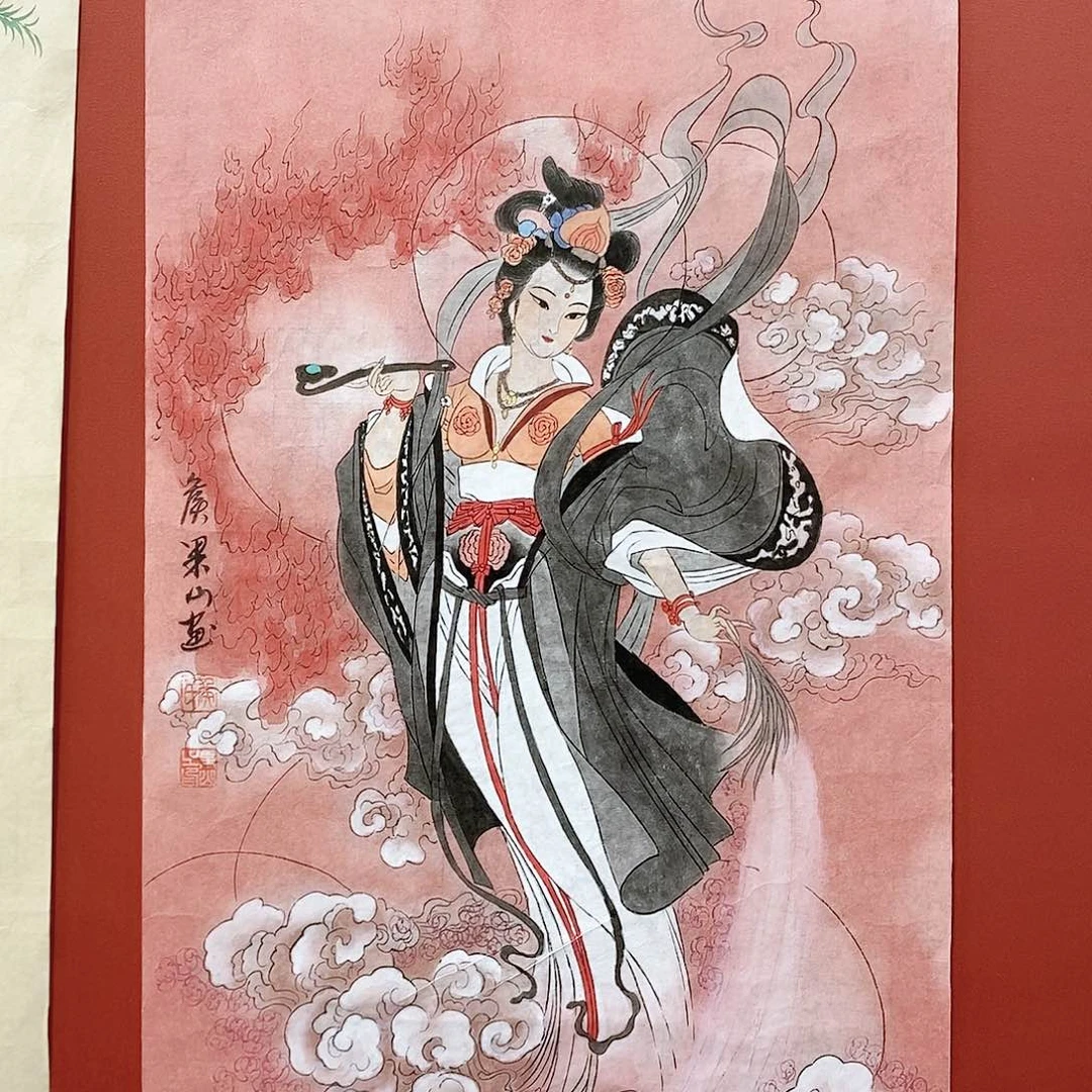 国画大风堂嫡传-侯果山老师作品路