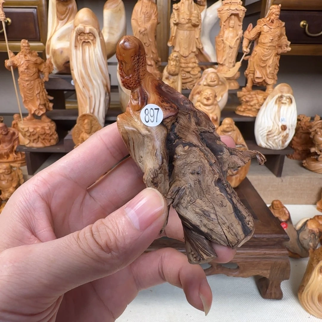 崖柏小木匠艺雕一物一拍