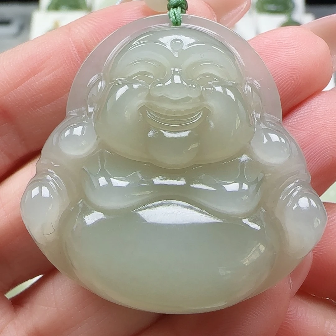 和田玉未镶嵌吊坠(赠链)