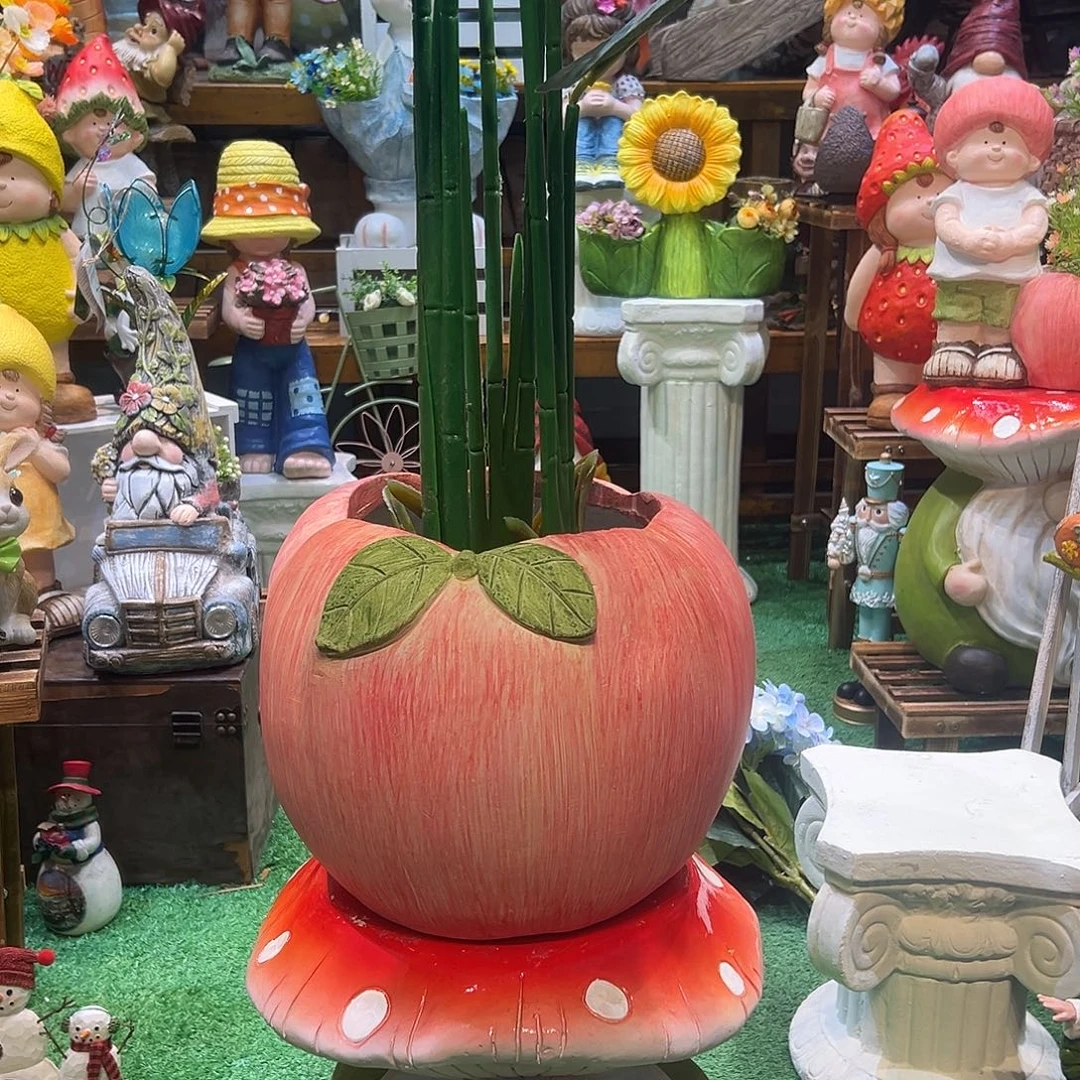 花园摆件红红火火