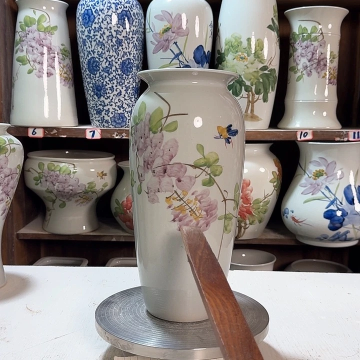 瓶高32紫藤陶瓷陶瓷新款