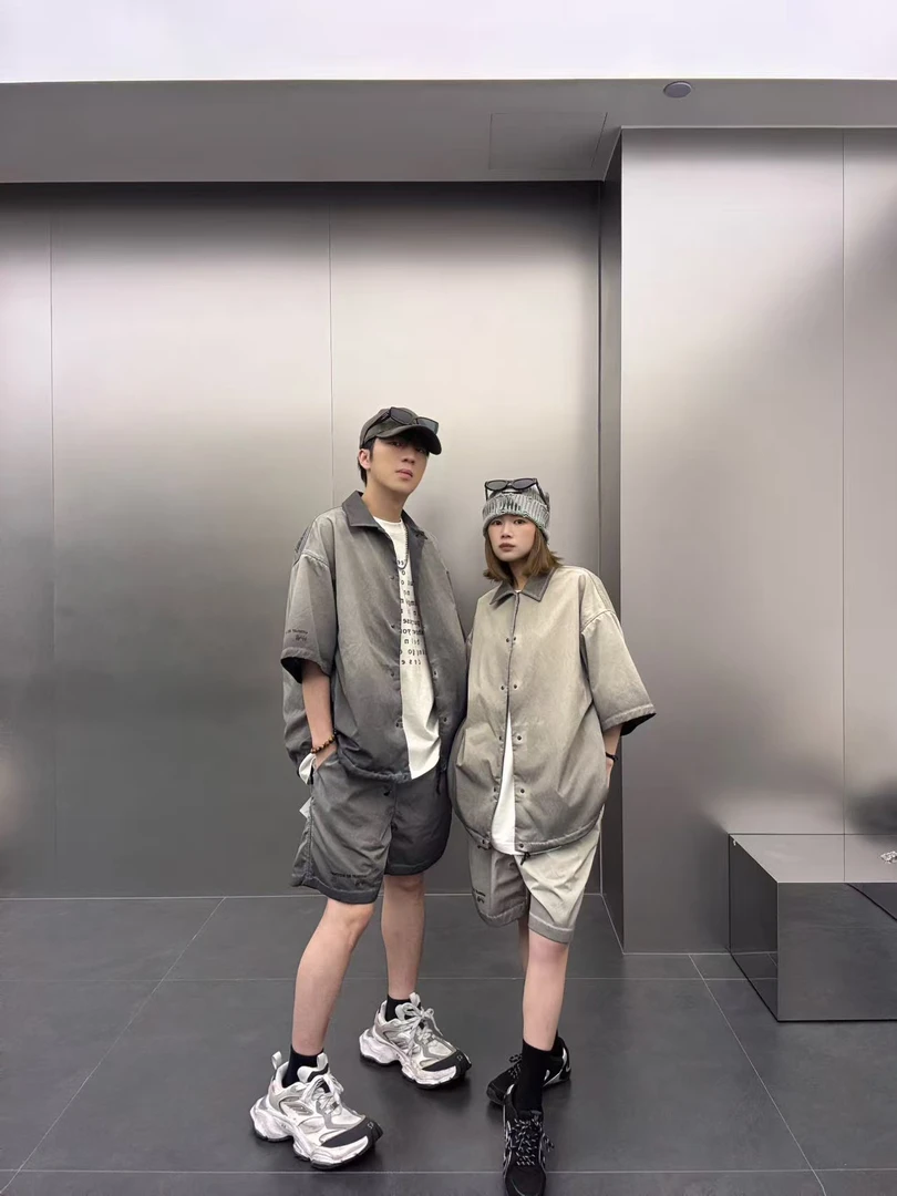 3388春夏新款25ss时尚百搭休闲潮流休闲套装